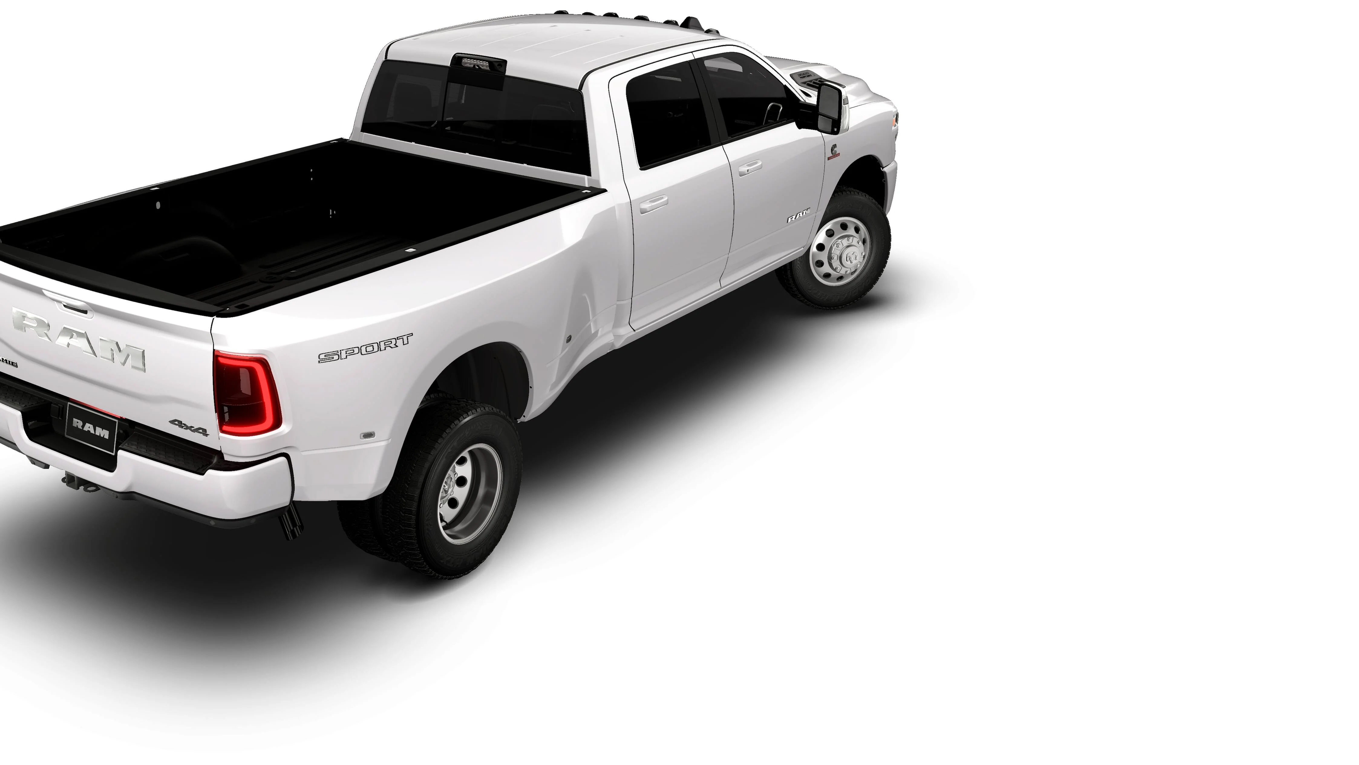 New 2026 Bright White Clear-Coat Exterior Paint RAM LARAMIE image 14