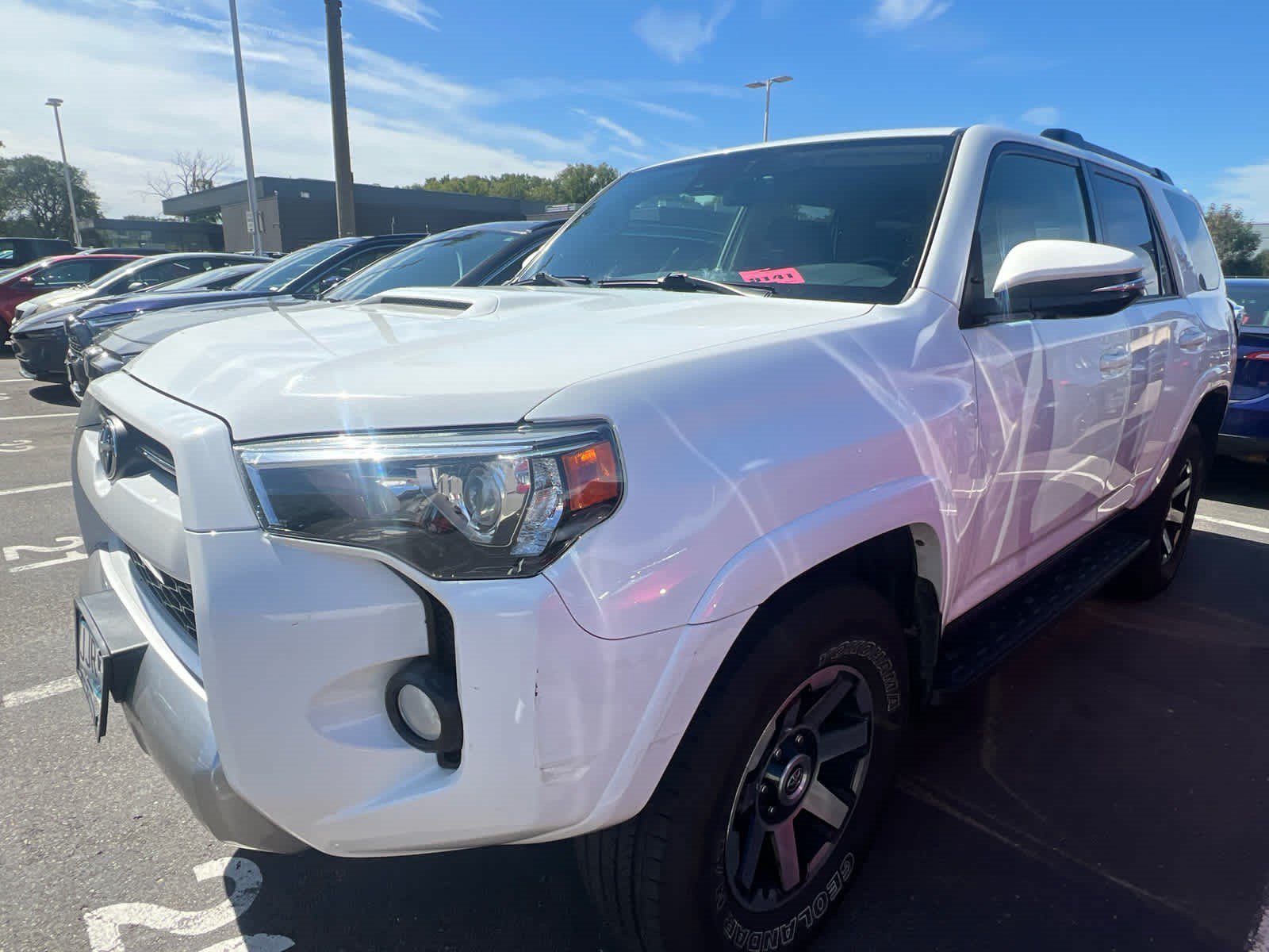 Used 2020 Super White Toyota TRD Off Road Premium image 3