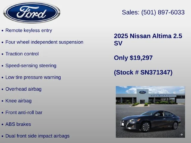 Used 2025 Black Nissan 2.5 SV image 12