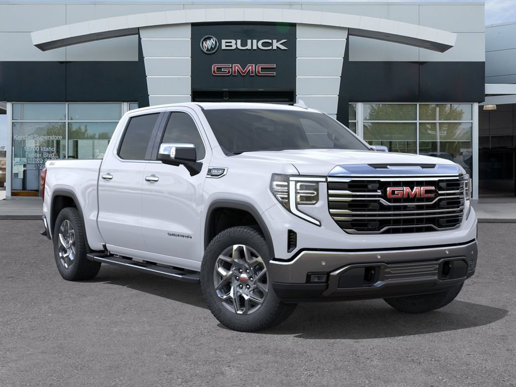 New 2026 Glacier White Tricoat GMC SLT image 7