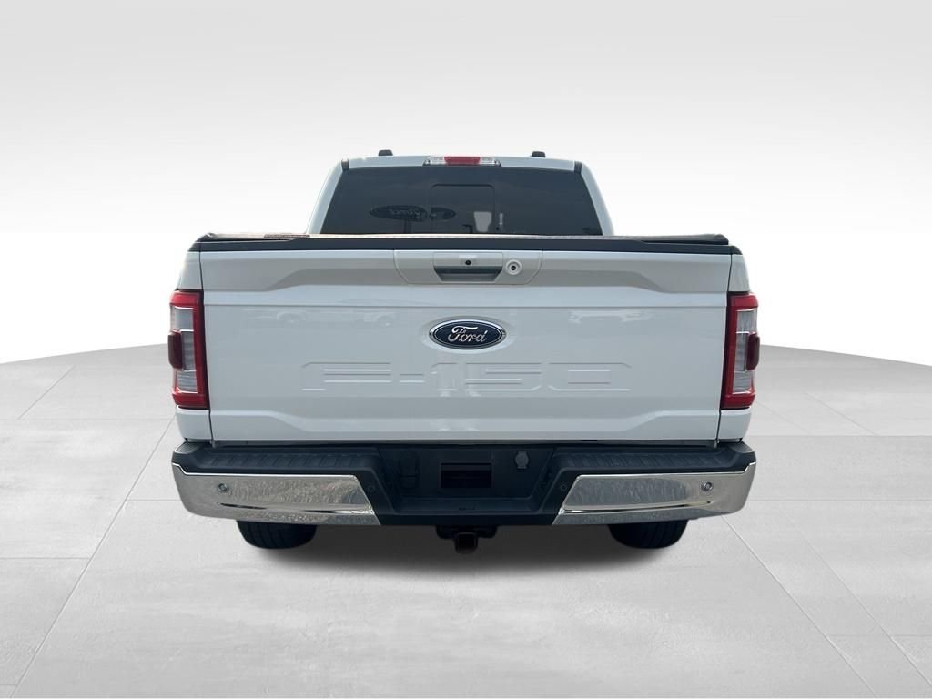 Certified Used 2023 White Metallic Ford Lariat image 4