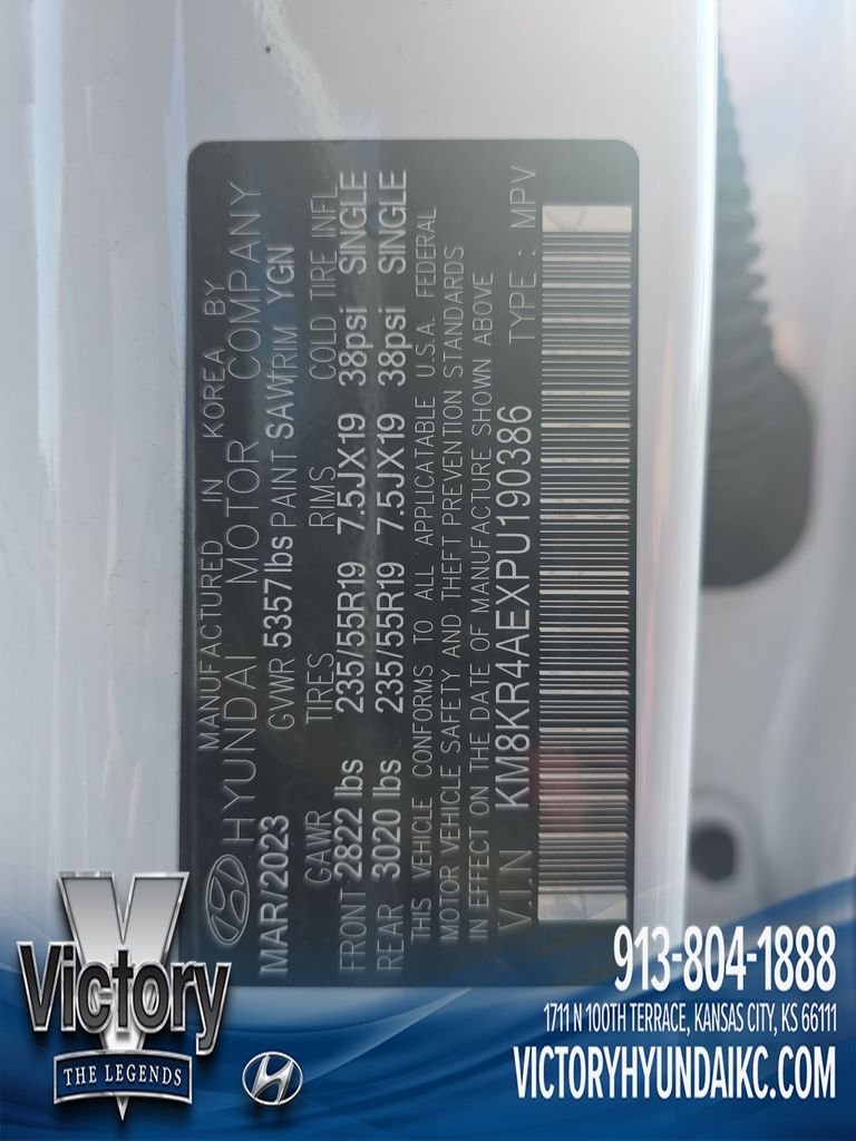 Used 2023 White Hyundai Limited image 30