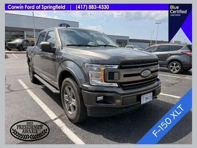 Certified Used 2019 Magnetic Metallic Ford XLT image 1