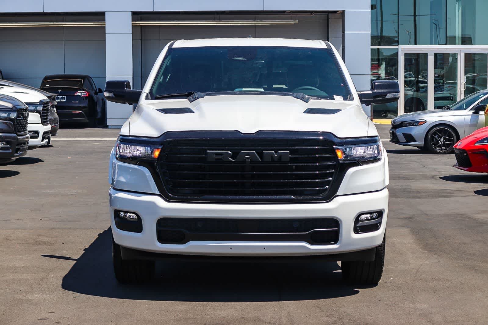 New 2026 Ivory White Tri-Coat Pearl-Coat Exterior Paint RAM Laramie image 2