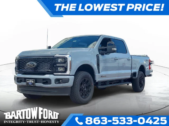 New 2026 Gray Metallic Ford Lariat image 1