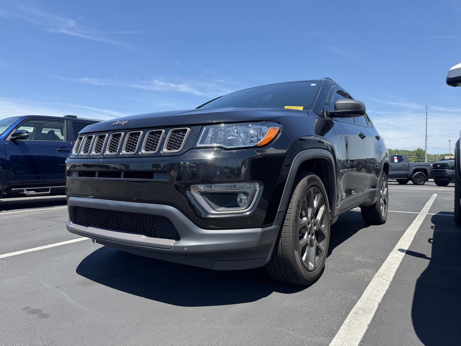 Used 2021 Diamond Black Crystal Pearlcoat Jeep 80th Anniversary image 13