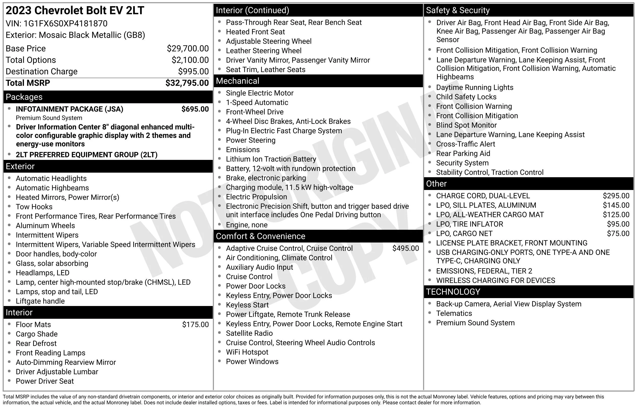 Used 2023 Black Chevrolet 2LT image 23