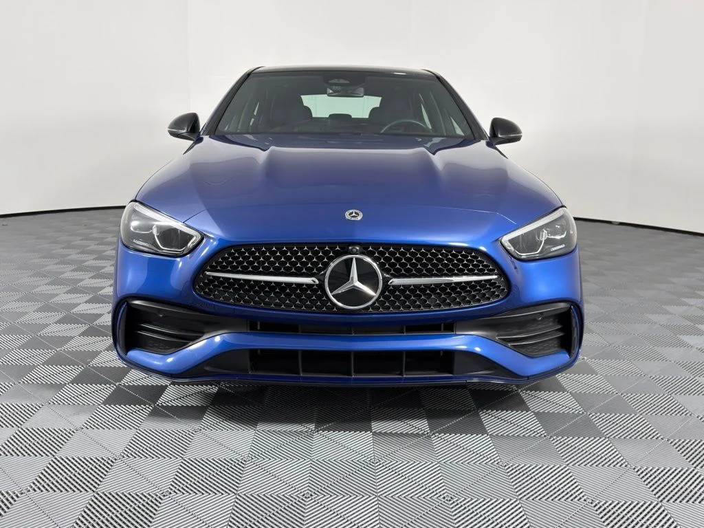 Certified Used 2025 Blue Mercedes-Benz C 300 image 3