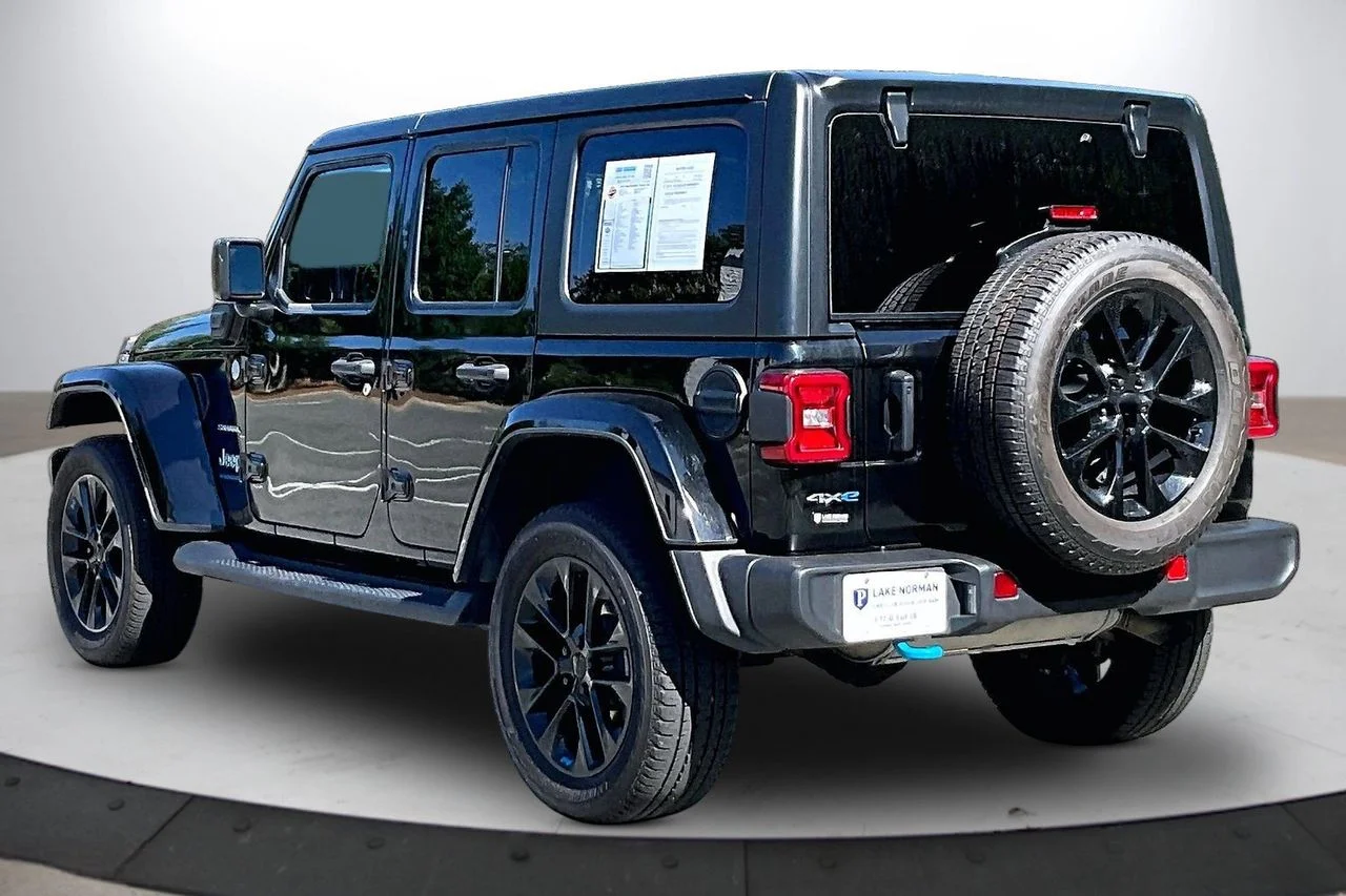 Certified Used 2023 Black Jeep Sahara 4xe image 7