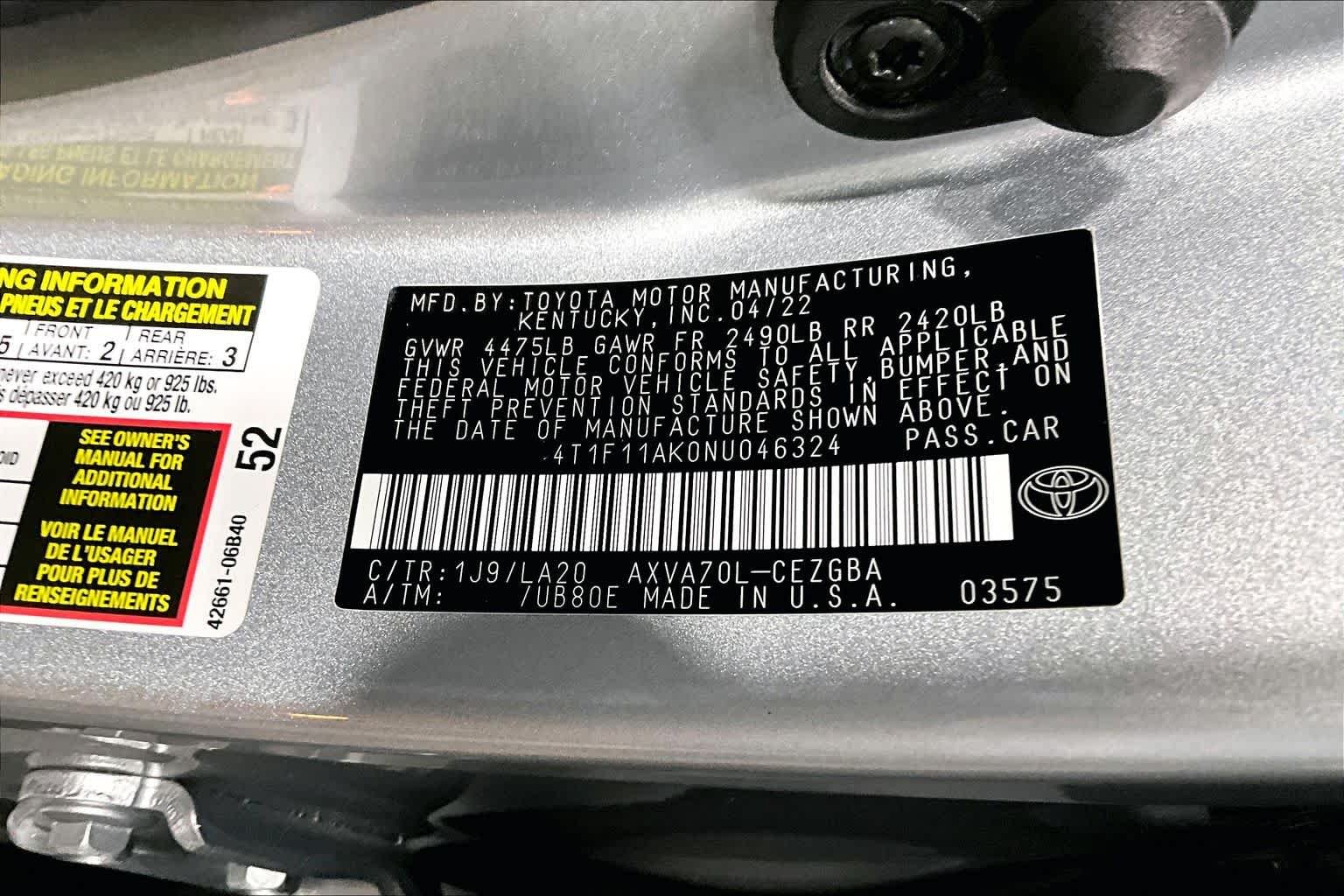 Used 2022 Celestial Silver Metallic Toyota XLE image 33