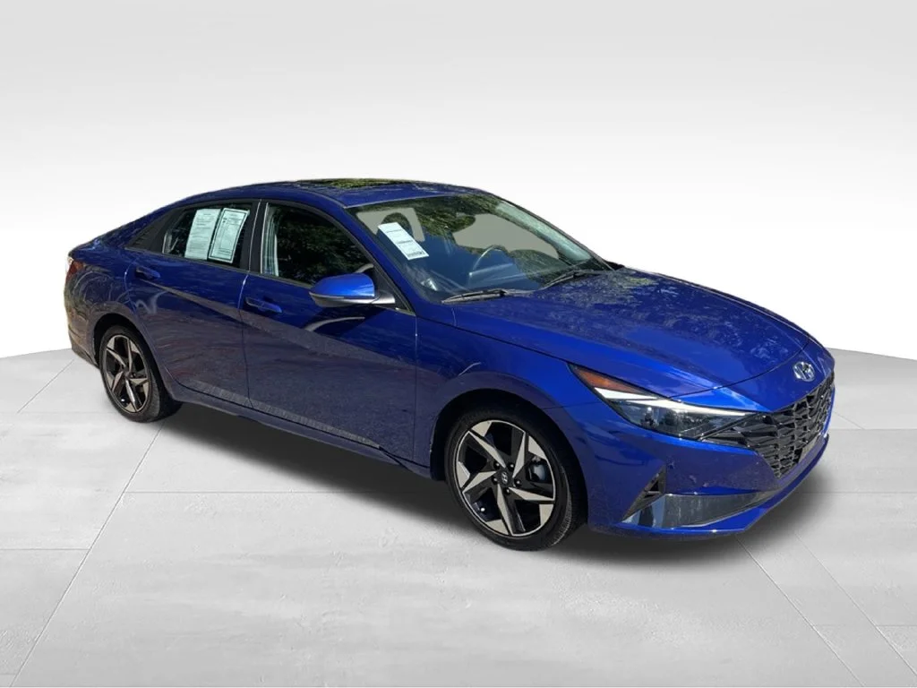 Used 2022 Blue Hyundai Limited image 6