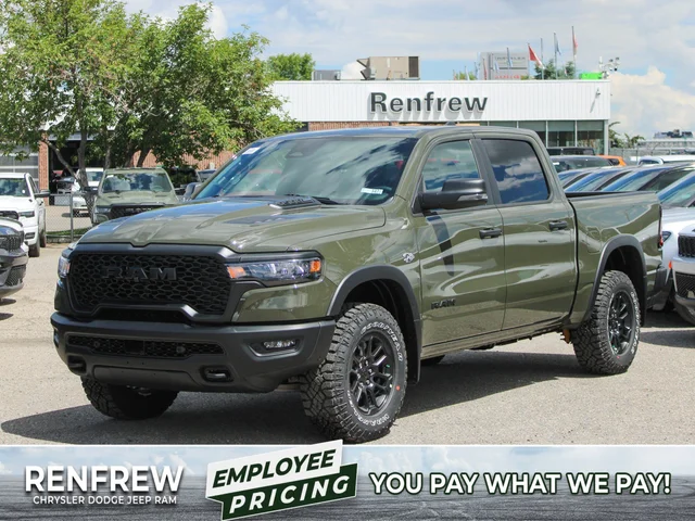 2026 RAM 1500 Rebel* Crew Cab 4x4, HEMI V8