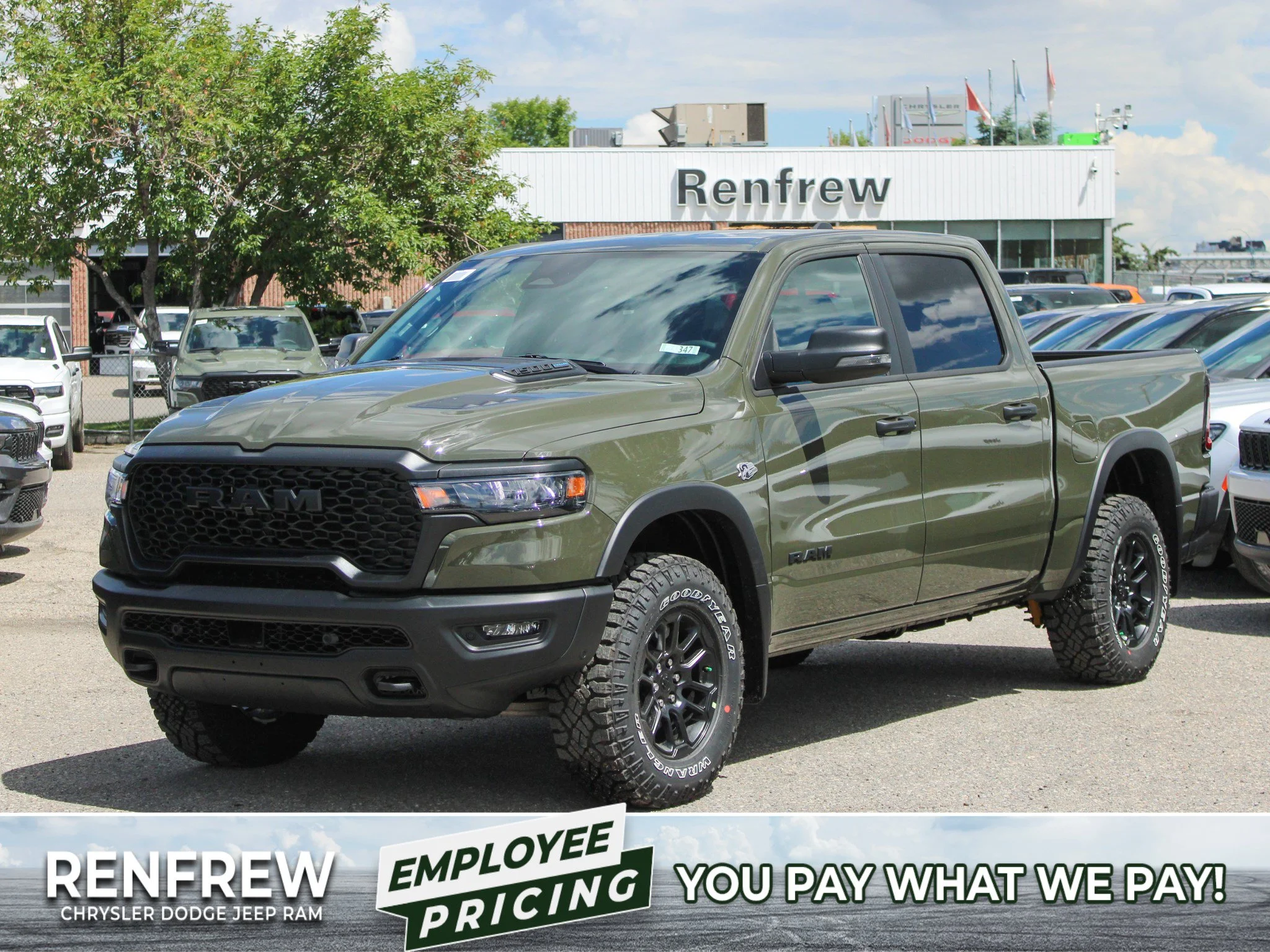 New 2026 Tan RAM Rebel* Crew Cab 4x4, HEMI V8 image 1