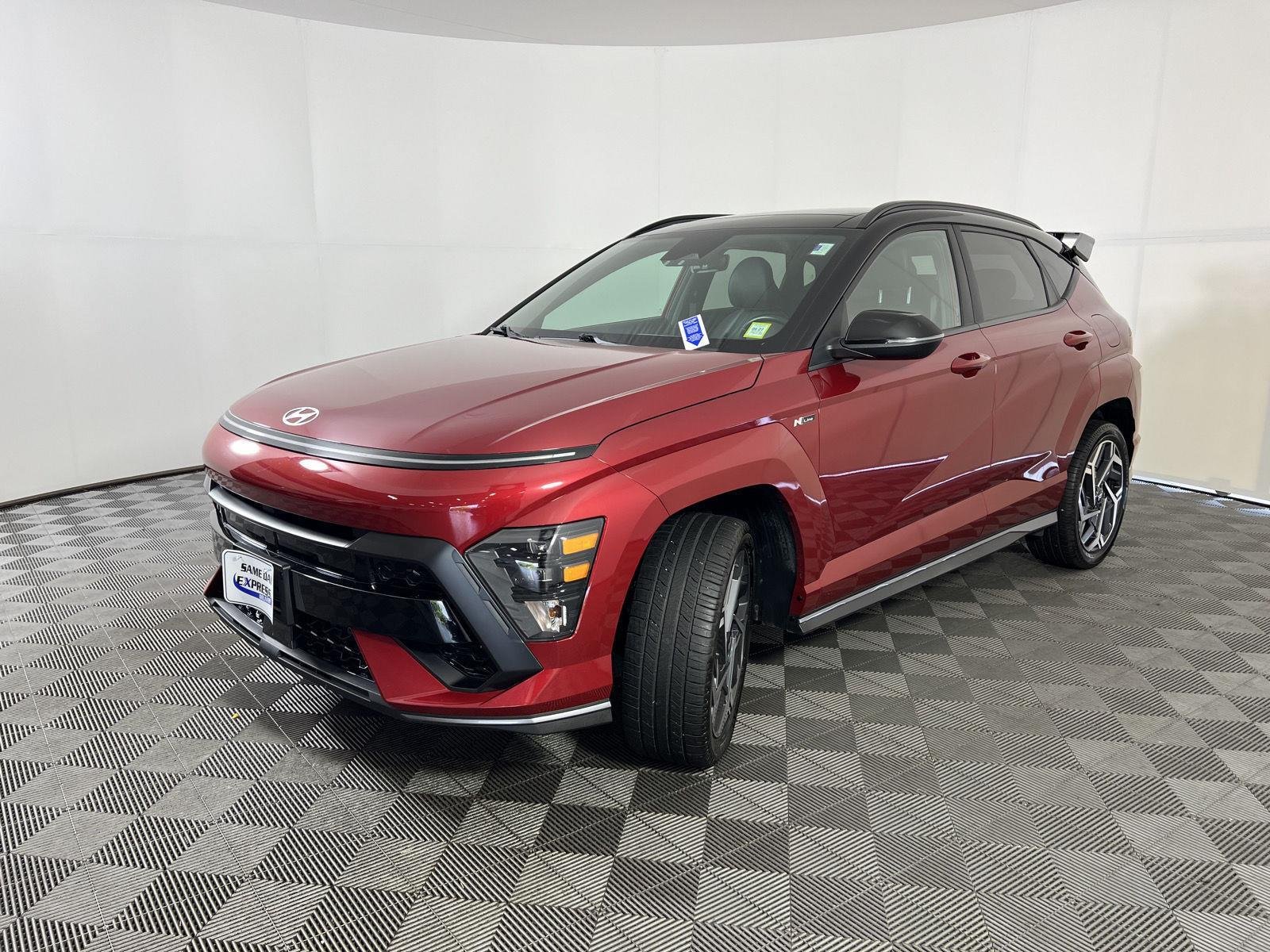 Used 2024 Ultimate Red Metallic w/Black Roof Hyundai N Line image 3