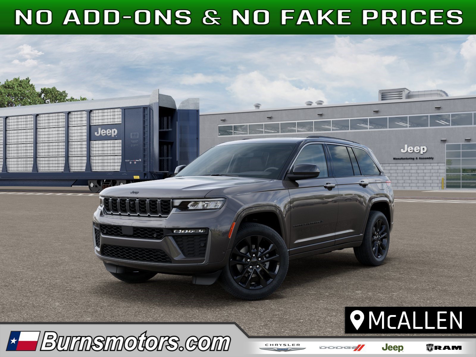 New 2026 Baltic Gray Metallic Clear-Coat Exterior Paint Jeep Limited Reserve BLACKOUT image 1