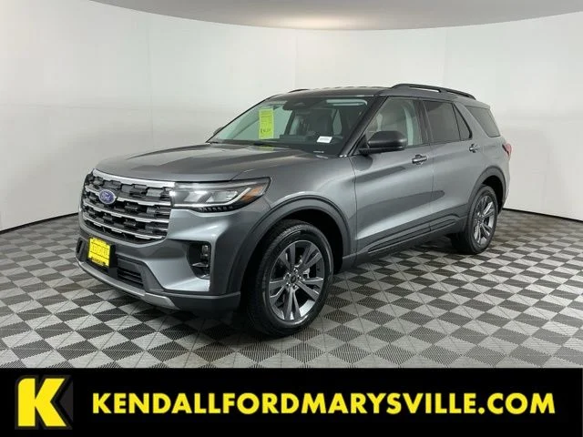 New 2026 Carbonized Gray Metallic Ford Active image 1