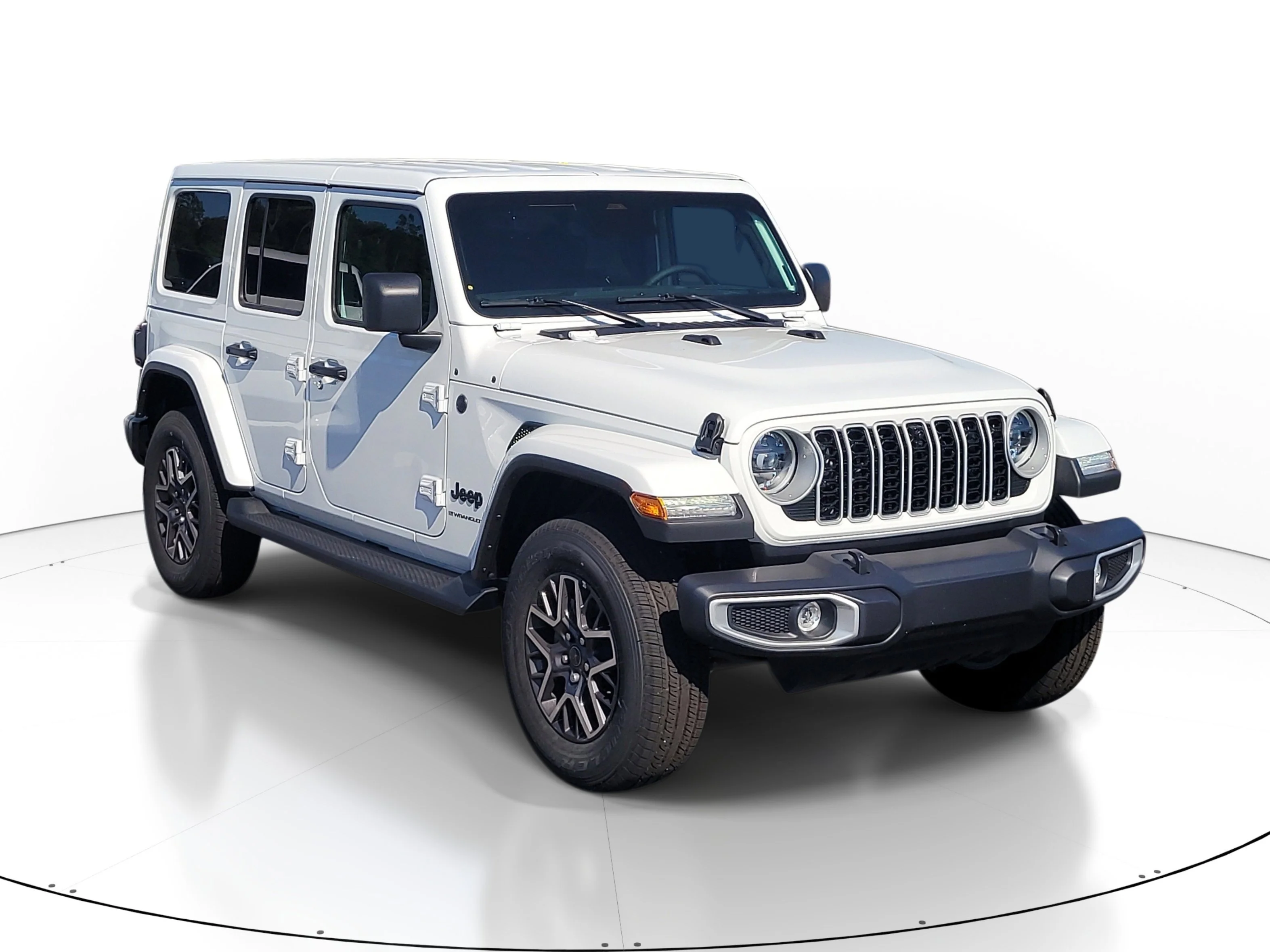 New 2026 Bright White Clearcoat Jeep Sahara image 2