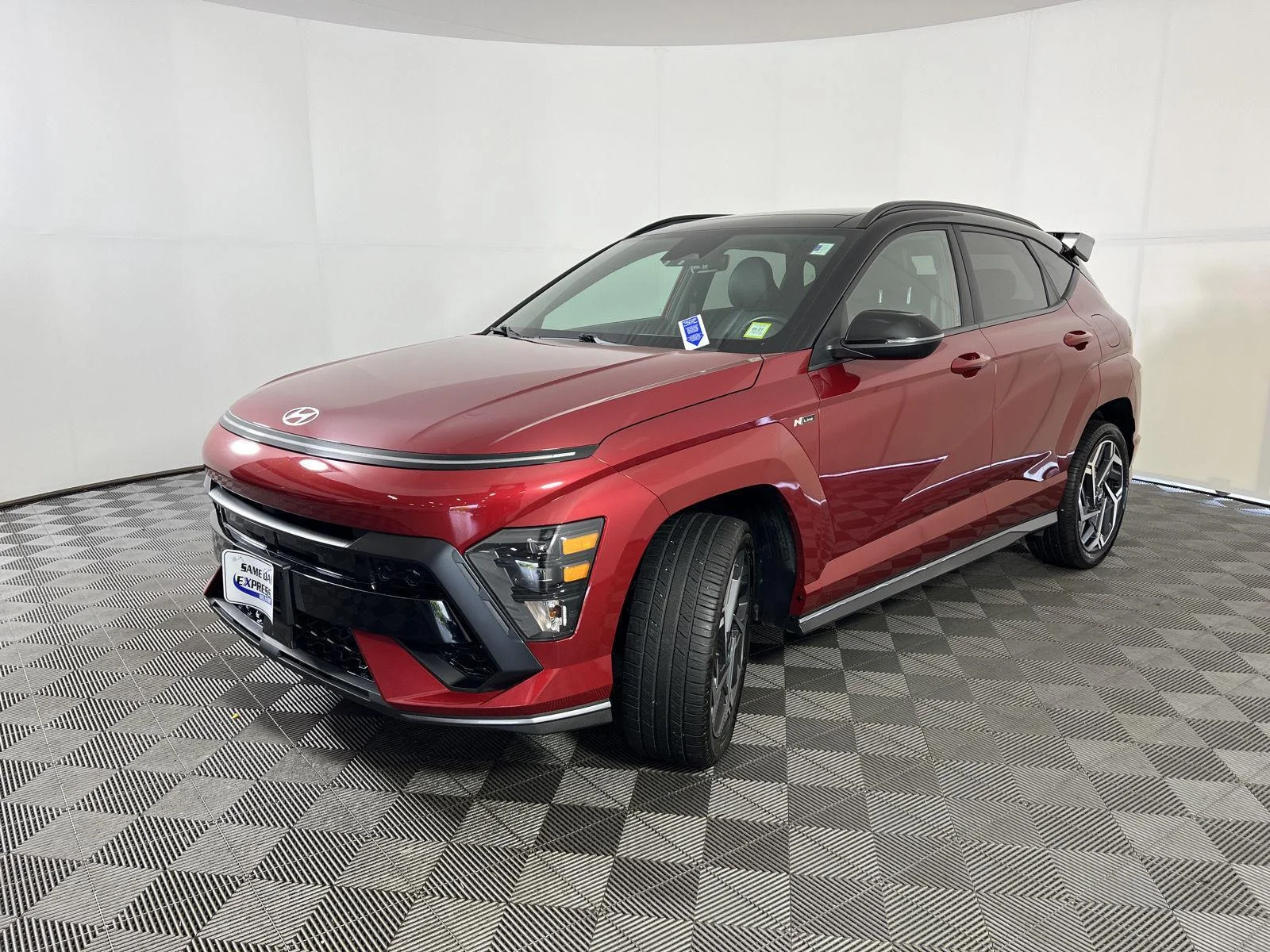 Used 2024 Ultimate Red Metallic w/Black Roof Hyundai N Line image 3