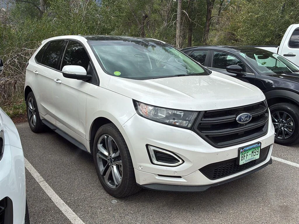 Used 2016 White Platinum Metallic Tri-Coat Ford Sport image 2