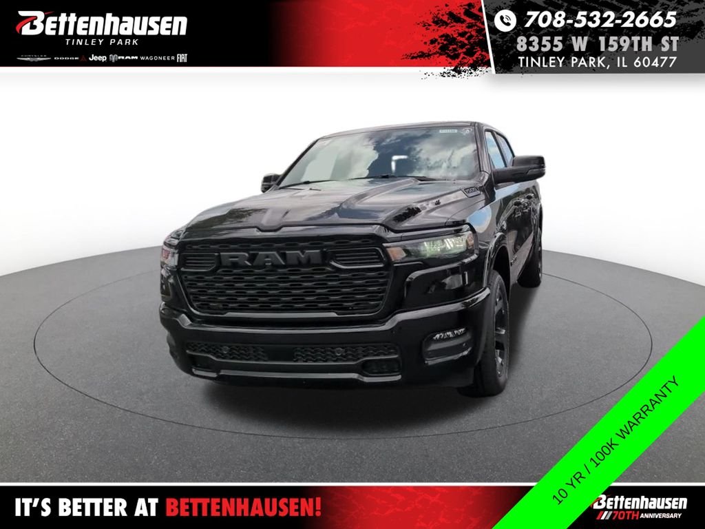 New 2026 Diamond Black Crystal Pearlcoat RAM Big Horn image 13