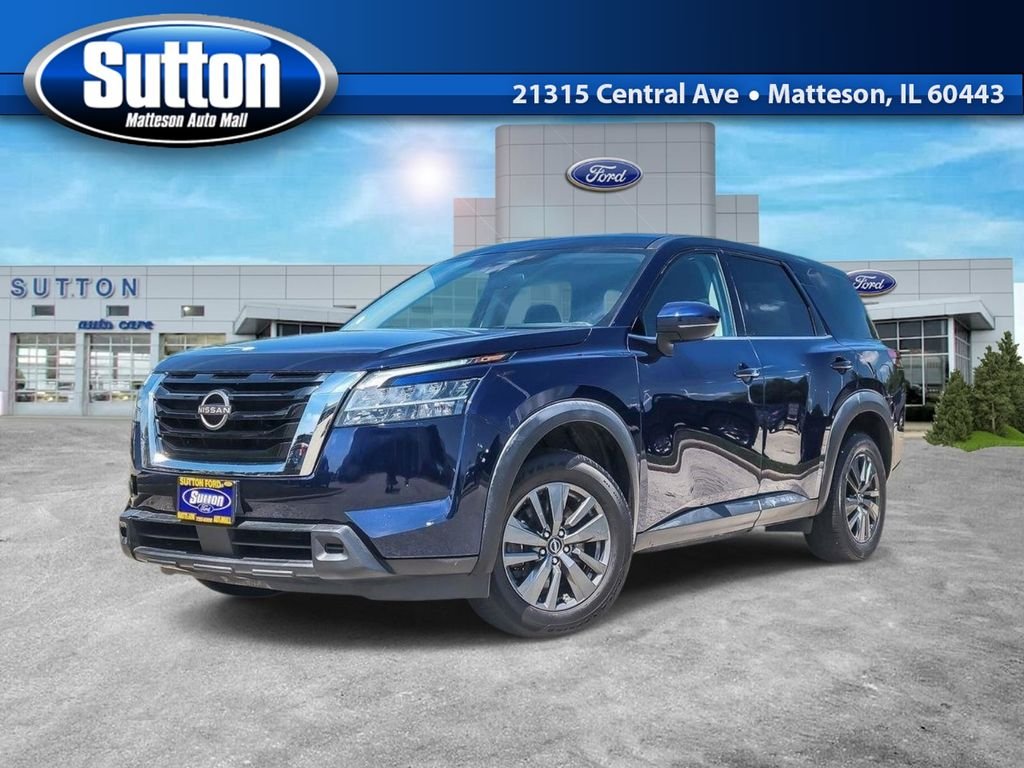 Used 2022 Deep Ocean Blue Nissan S image 1