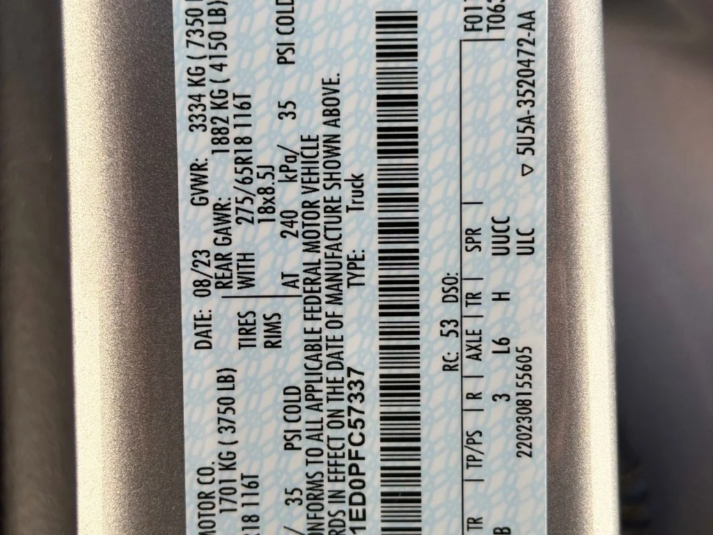 Used 2023 Silver Metallic Ford XLT image 34