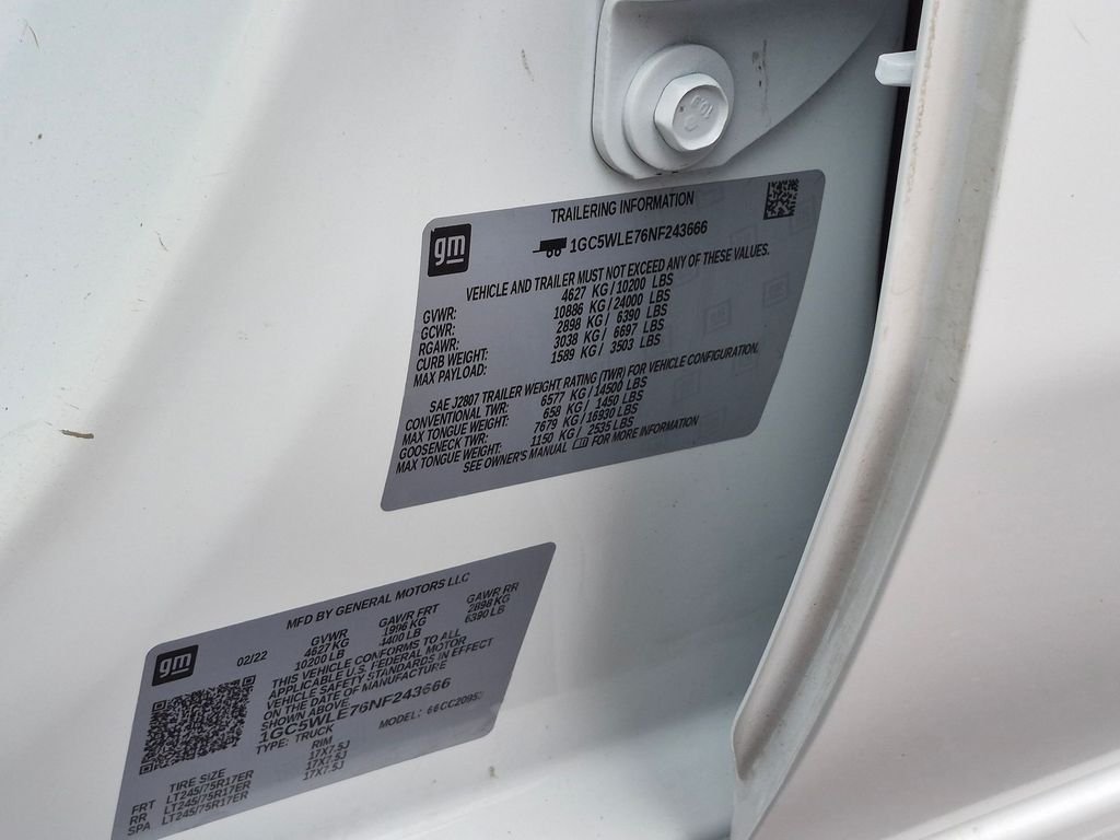 Used 2022 White Chevrolet Work Truck image 30