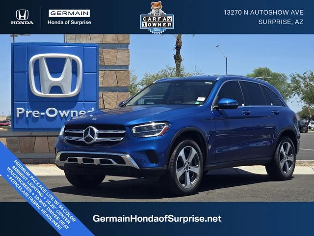 Used 2022 Starling Blue Metallic Mercedes-Benz GLC 300 image 1