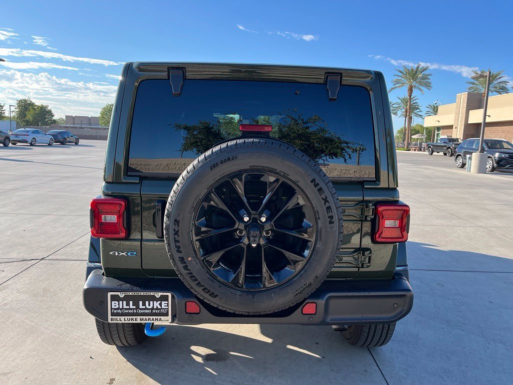 Used 2024 Green Jeep Sahara 4xe image 7