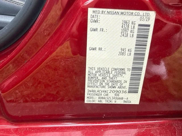 2019 Nissan Altima SR - Photo 8
