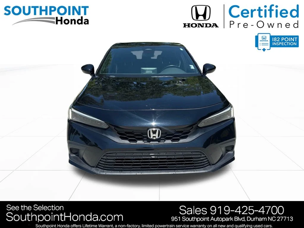 Certified Used 2024 Crystal Black Pearl Honda 2.0L SPORT image 2