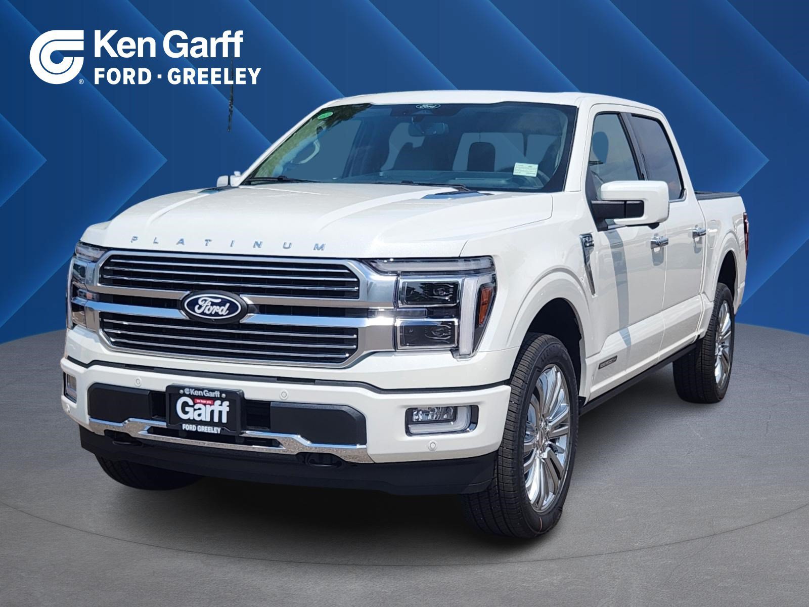 New 2026 Star White Metallic Tri-Coat Ford Platinum image 1