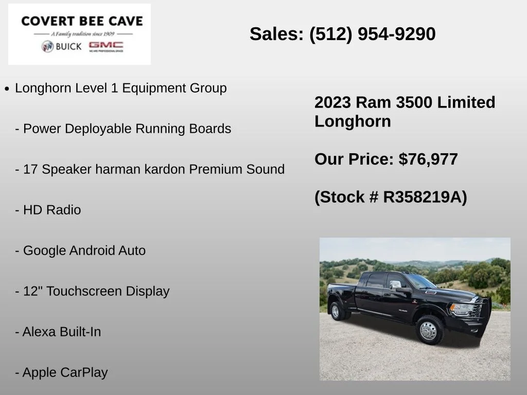 Used 2023 Black Ram Limited Longhorn image 12