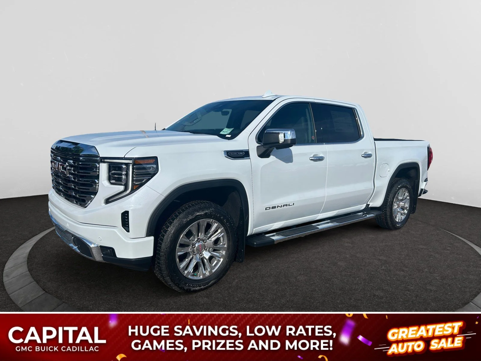 New 2026 Glacier White Tricoat GMC Denali image 1