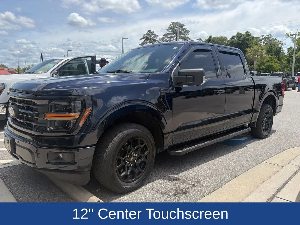 Certified Used 2024 Antimatter Blue Metallic Ford XLT image 3