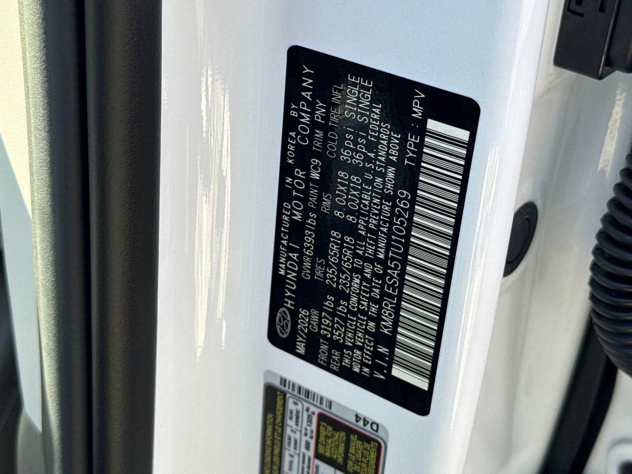 New 2026 White Hyundai SEL 8P image 26