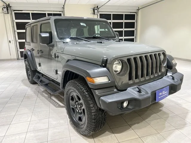 Certified Used 2021 Gray Jeep Unlimited Sport image 7
