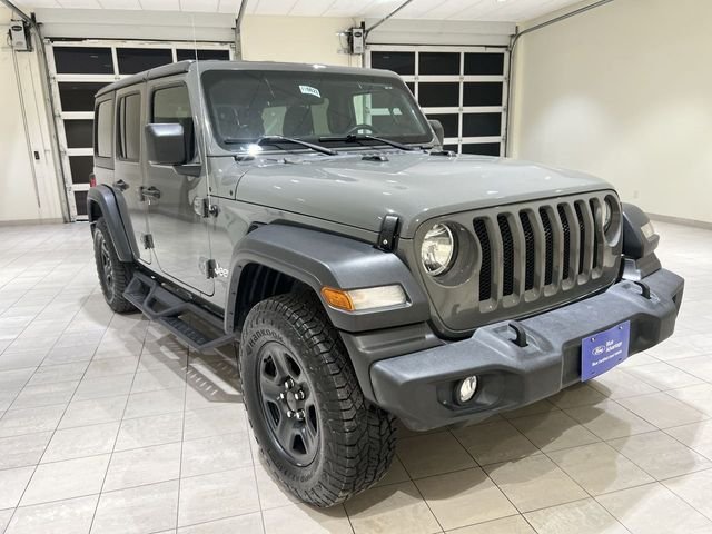 Used 2021 Gray Jeep Unlimited Sport image 7