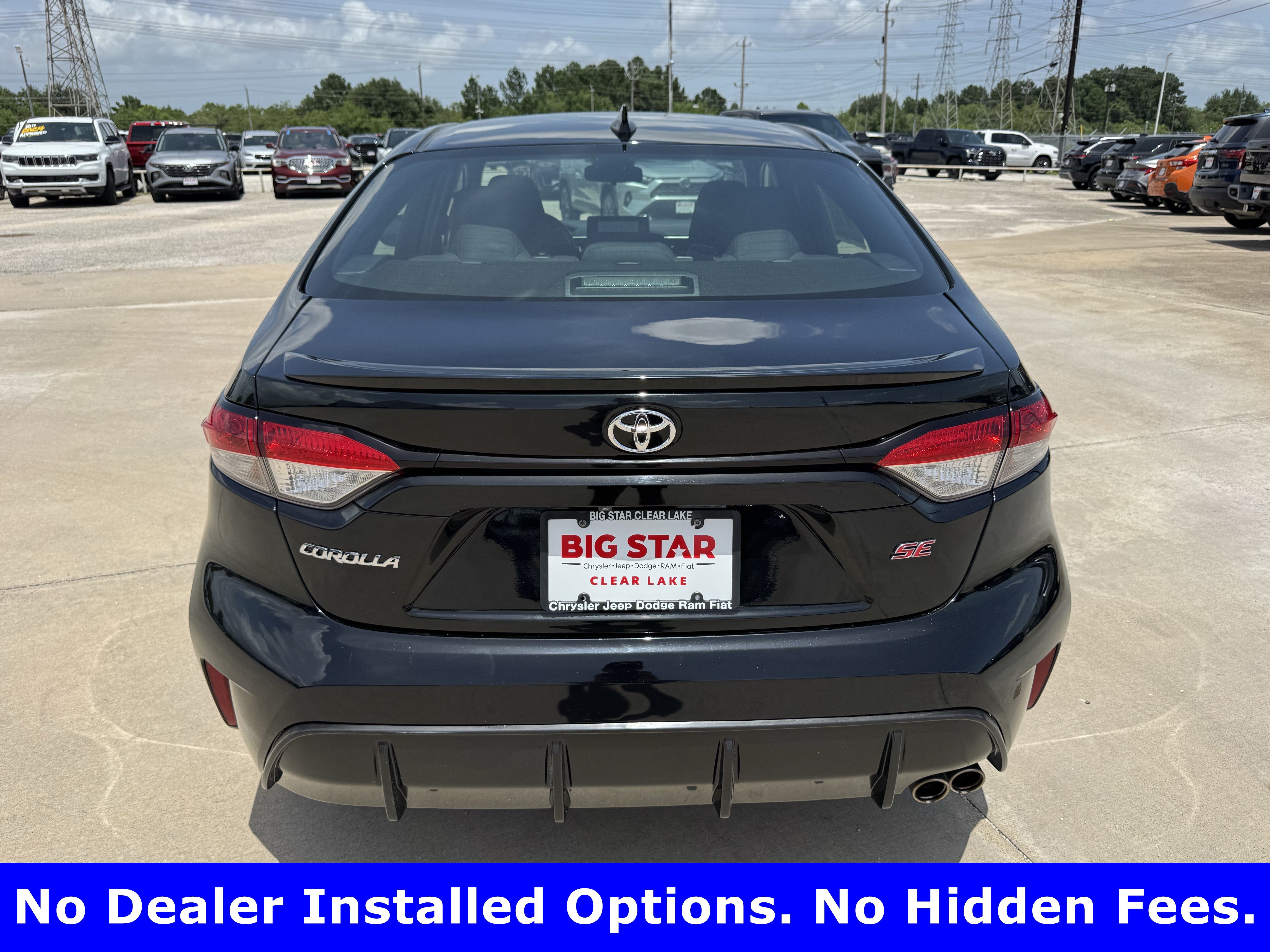 Used 2025 Midnight Black Metallic Toyota SE image 6