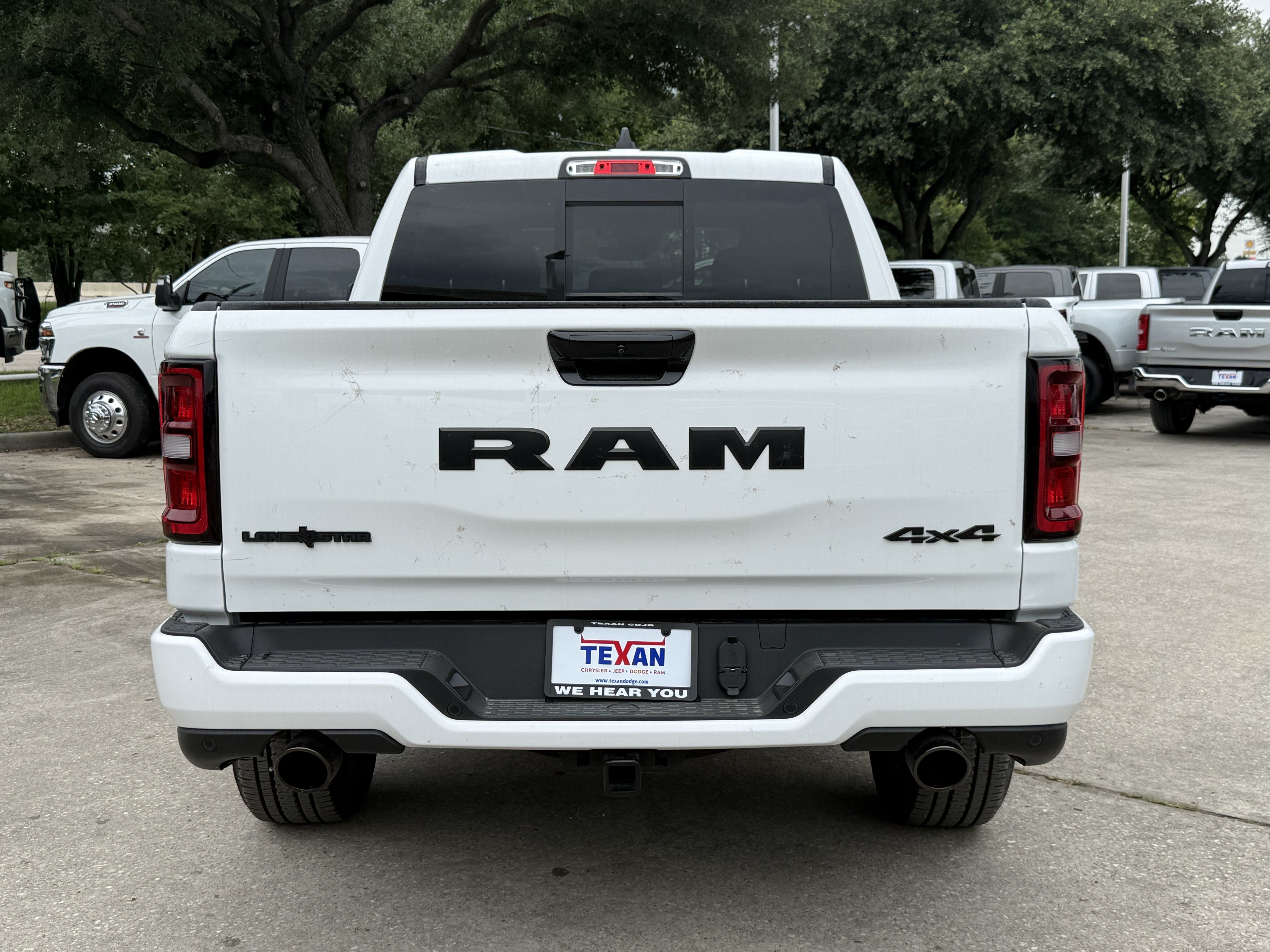 New 2026 Bright White Clear-Coat Exterior Paint RAM Lone Star image 5