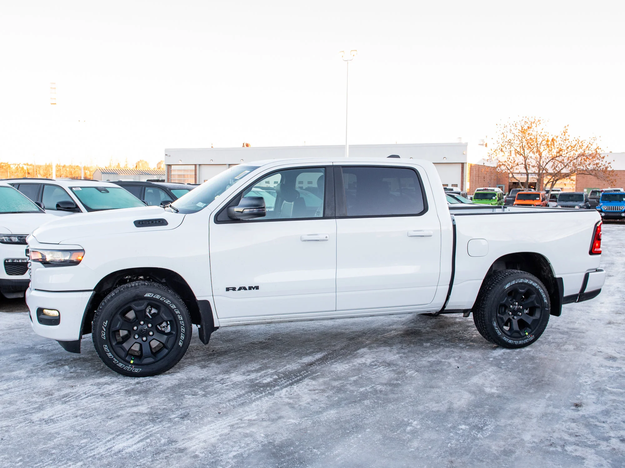Used 2026 White RAM Sport* Crew Cab 4x4, Twin-Turbo, Heated Seats, 12 Inch Screen, Nav image 2