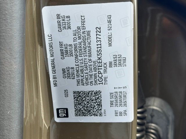 Used 2025 Harvest Bronze Metallic Chevrolet Trail Boss image 35