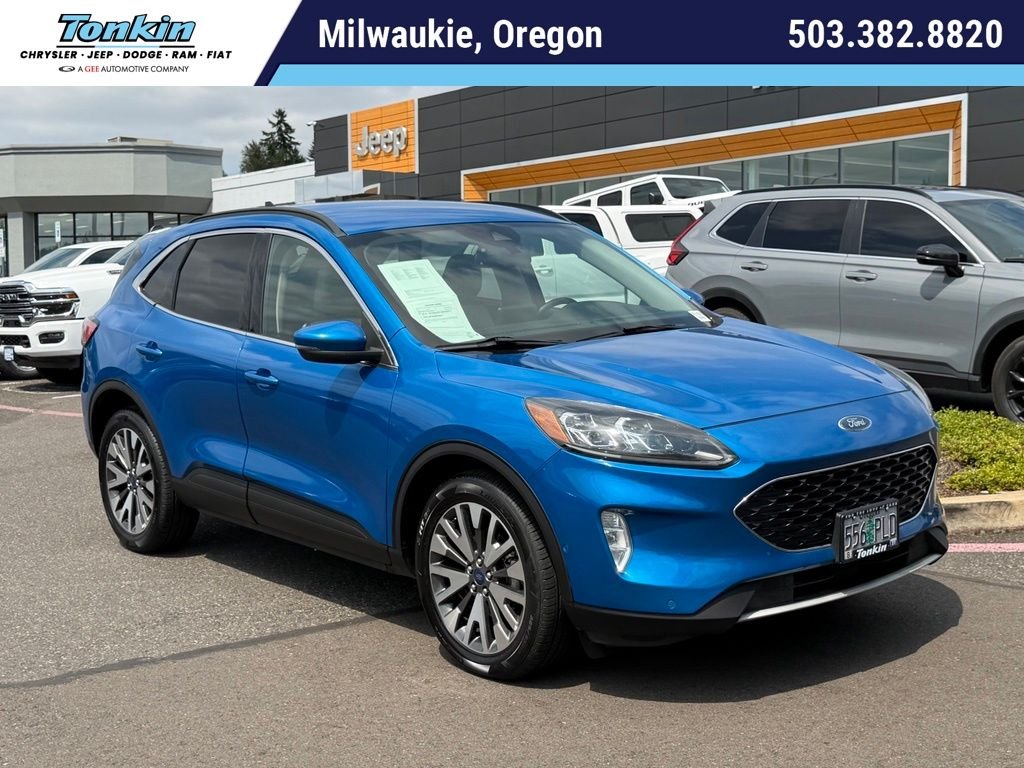 Used 2020 Blue Metallic Ford Titanium image 1