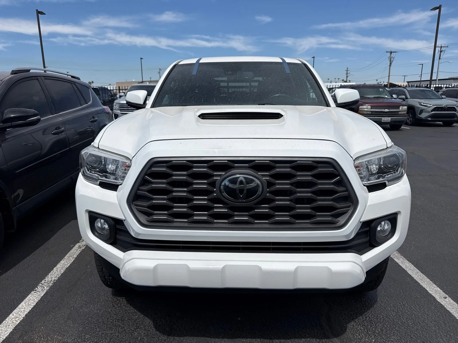 Certified Used 2021 Wind Chill Pearl Toyota TRD Sport image 2
