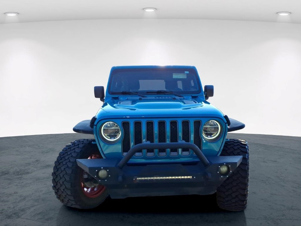 Used 2020 Teal Jeep Unlimited Rubicon image 4