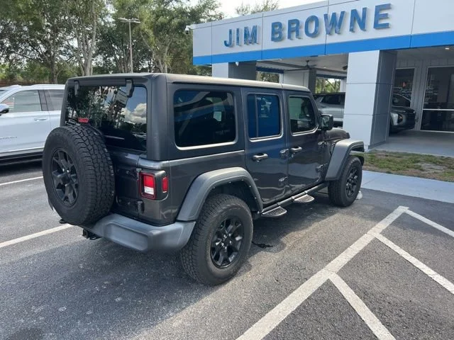 Used 2022 Gray Jeep Willys Sport 4x4 image 2
