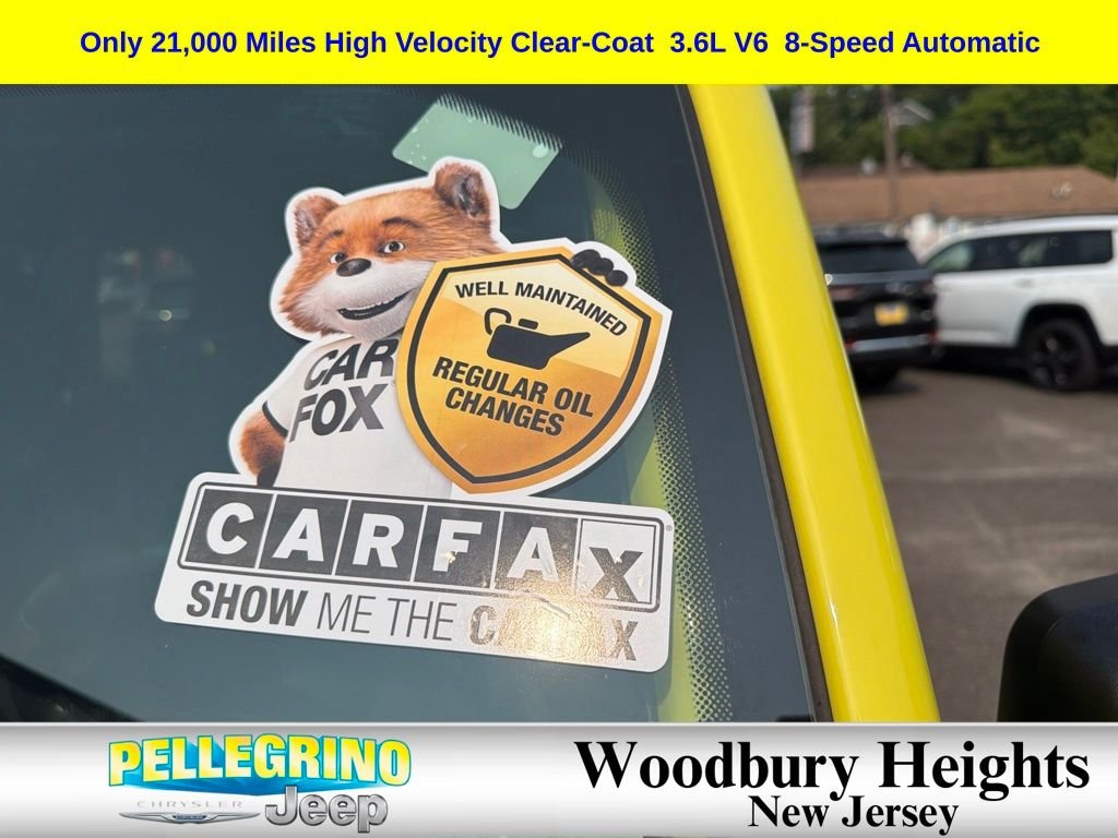 Certified Used 2022 Yellow Jeep Unlimited High Tide image 15
