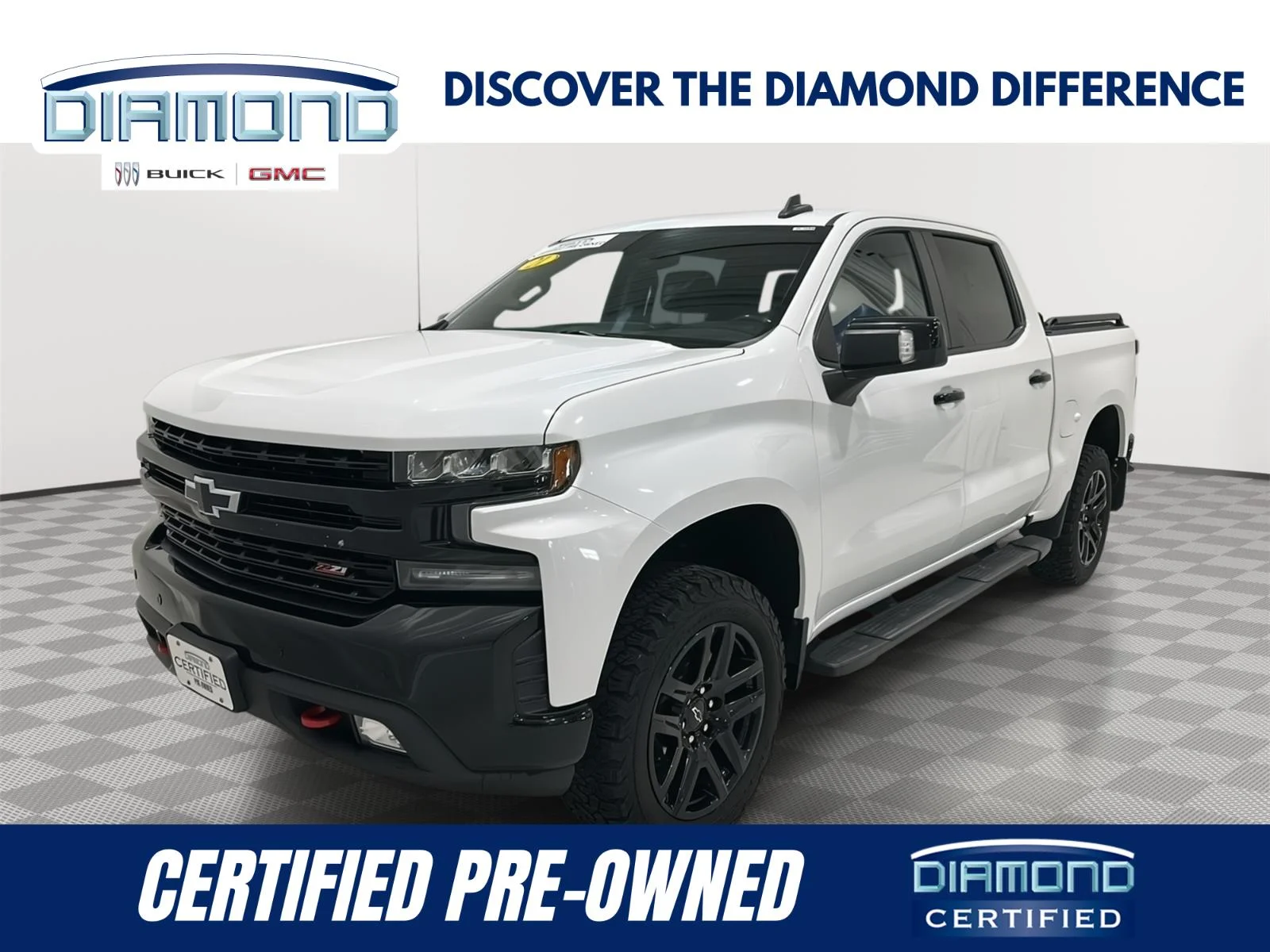 Used 2021 SUMMIT WHITE Chevrolet LT Trail Boss image 1