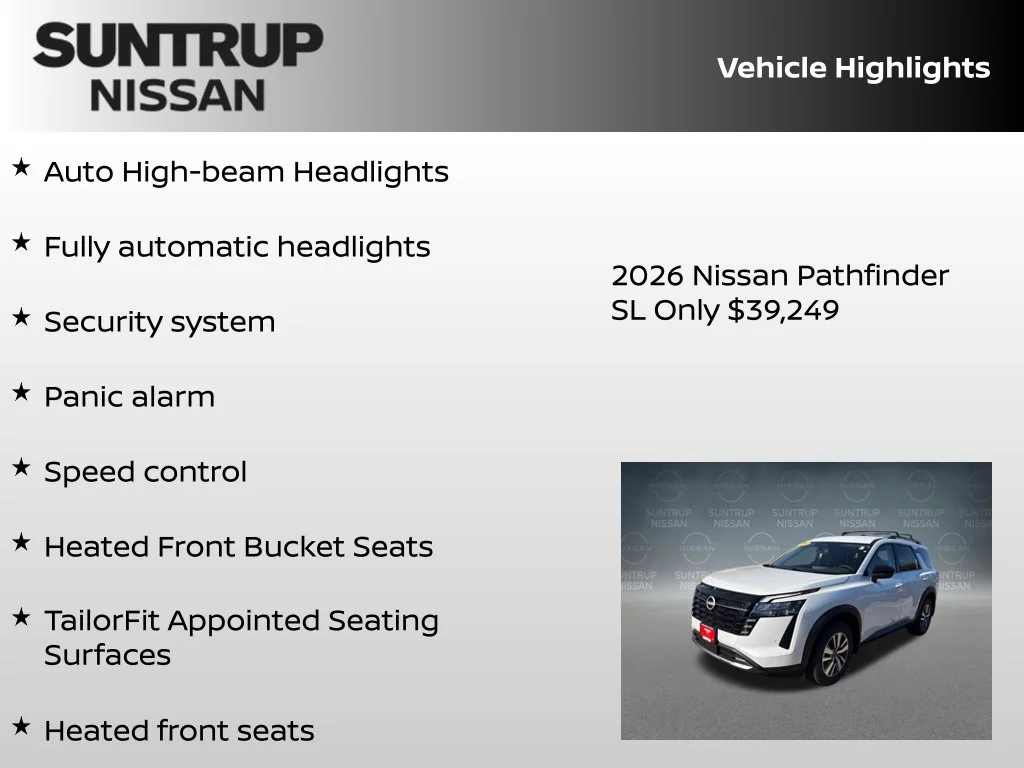 New 2026 White Nissan SL image 30