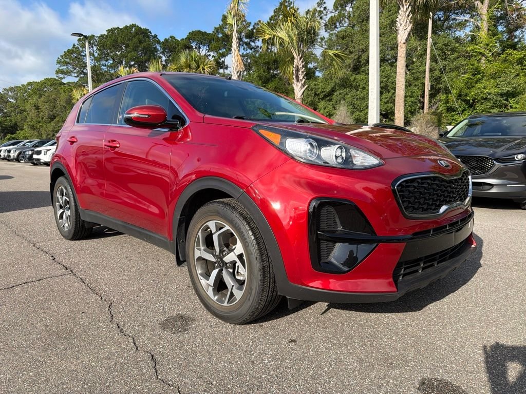 Used 2020 Red Kia LX image 1